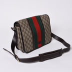 Gucci Shoulder Bag GG Supreme Sherry Line Beige Gold — view 3
