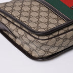 Gucci Shoulder Bag GG Supreme Sherry Line Beige Gold — view 7