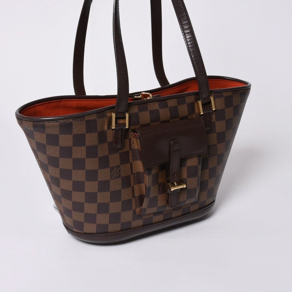 Louis Vuitton Handbag Manosque PM Damier Brown Gold — view 3
