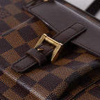 Louis Vuitton Handbag Manosque PM Damier Brown Gold — view 6
