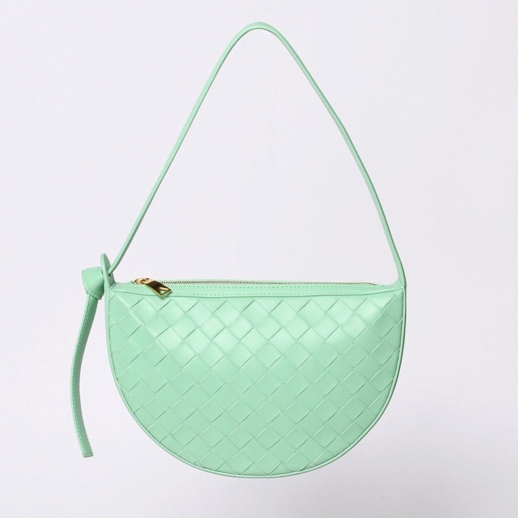 Bottega Veneta Intrecciato Bag Leather Green Gold