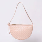 Bottega Veneta Intrecciato Bag Leather Salmon Pink Gold