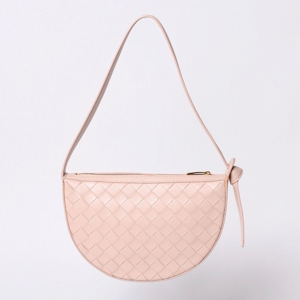 Bottega Veneta Intrecciato Bag Leather Salmon Pink Gold — view 2