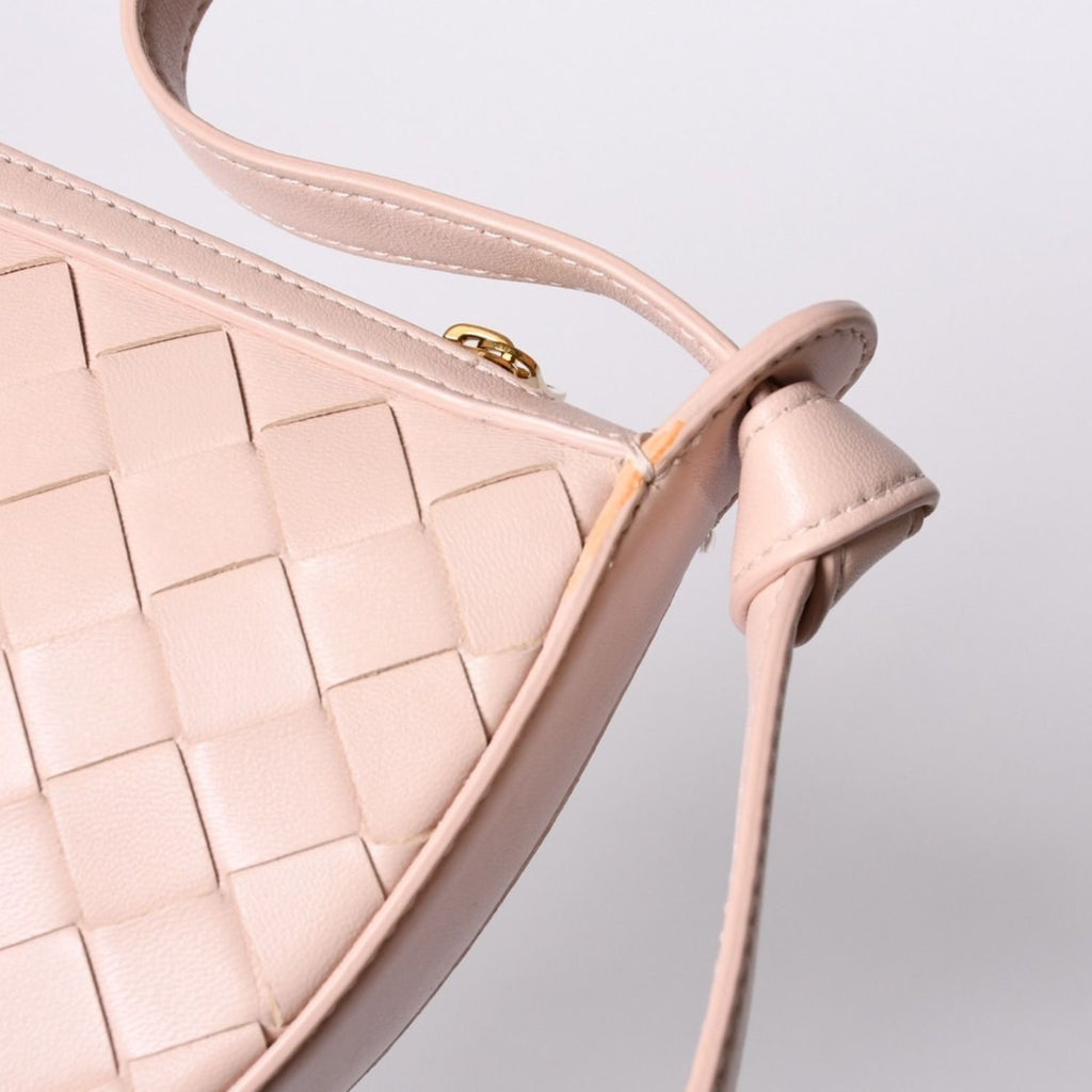Bottega Veneta Intrecciato Bag Leather Salmon Pink Gold — view 7