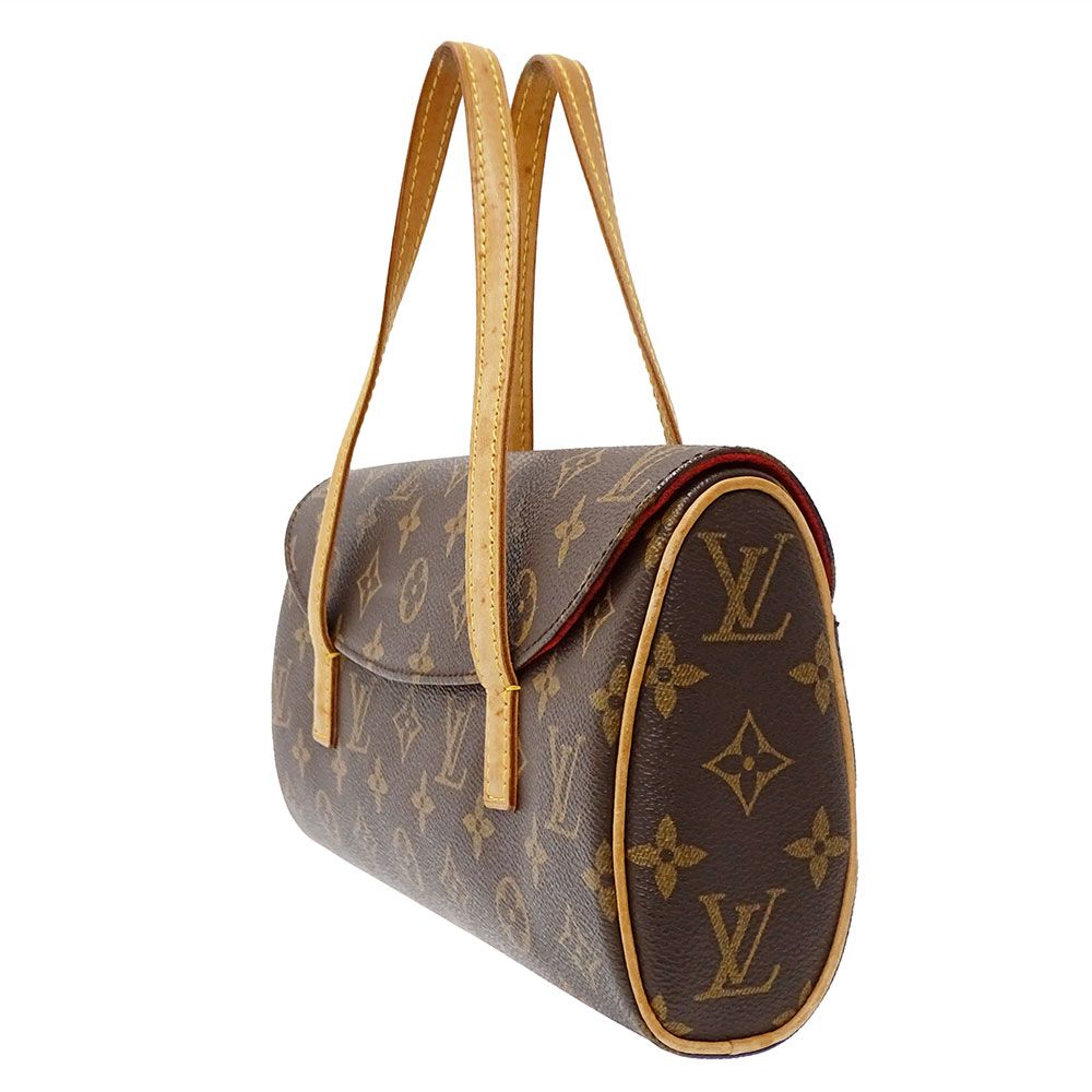 Louis Vuitton Bag Handbag Monogram Canvas Sonatine Brown Handheld Flap Type — view 4