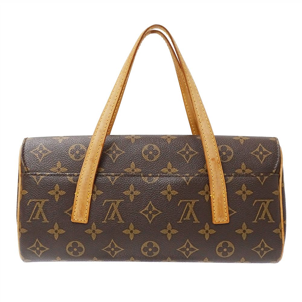Louis Vuitton Bag Handbag Monogram Canvas Sonatine Brown Handheld Flap Type — view 2