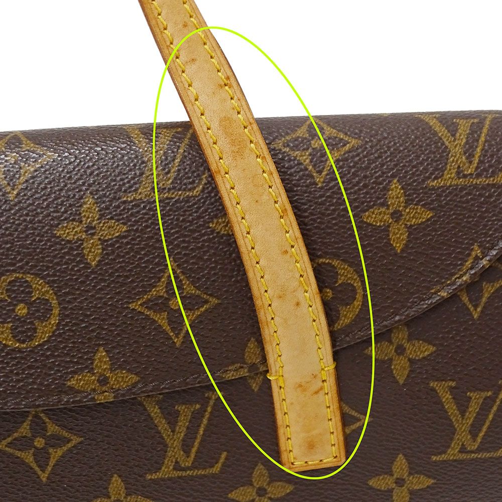 Louis Vuitton Bag Handbag Monogram Canvas Sonatine Brown Handheld Flap Type — view 9
