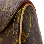 Louis Vuitton Bag Handbag Monogram Canvas Sonatine Brown Handheld Flap Type — view 8