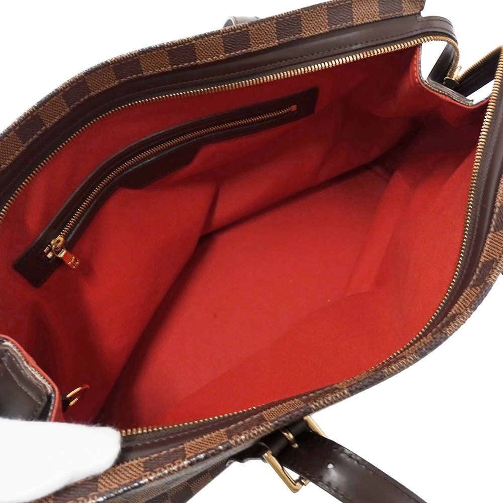 Louis Vuitton Tote Damier Canvas Chelsea Brown Handbag Large Commuting to School — view 5