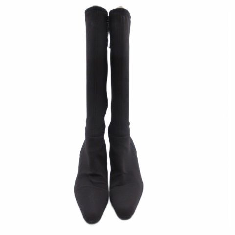 Prada Sports Sport Logo Long Boots Fabric Brown 38.5 — view 2
