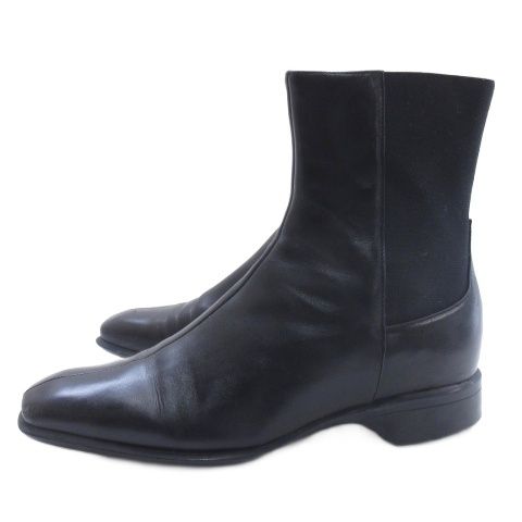 Prada Side Gore Short Boots Black 36.5 — view 3