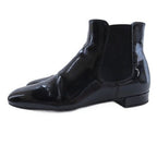 Prada Enamel Side Gore Boots Black 35.5 — view 3