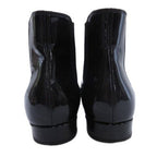 Prada Enamel Side Gore Boots Black 35.5 — view 4