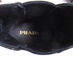 Prada Enamel Side Gore Boots Black 35.5 — view 7