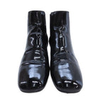 Prada Enamel Side Gore Boots Black 35.5 — view 2