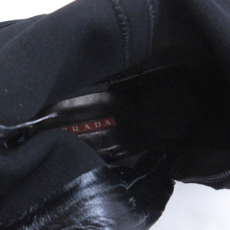 Prada Sports Sport Long Boots Black 38.5 — view 8