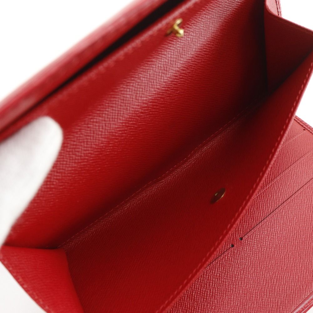 Louis Vuitton Porte Tresor International Trifold Epi Leather Castilian Red — view 7