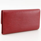 Louis Vuitton Porte Tresor International Trifold Epi Leather Castilian Red — view 3