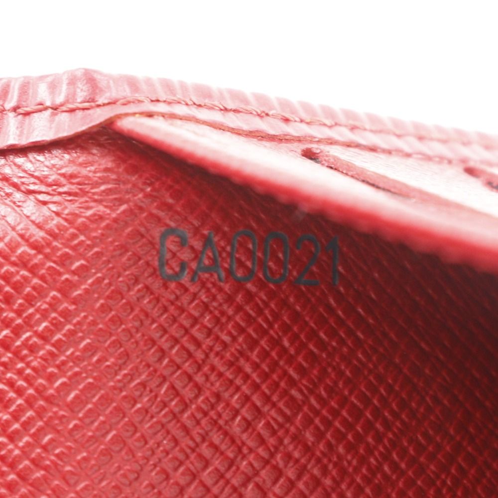 Louis Vuitton Porte Tresor International Trifold Epi Leather Castilian Red — view 9
