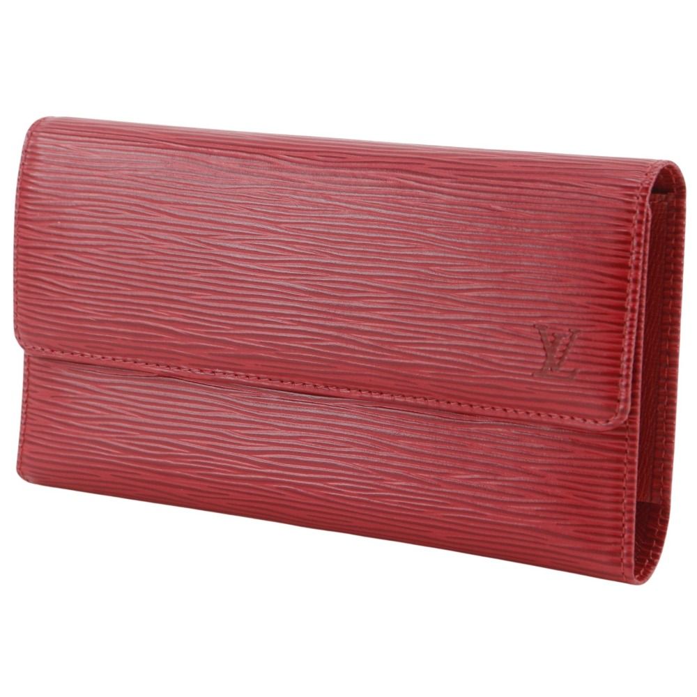 Louis Vuitton Porte Tresor International Trifold Epi Leather Castilian Red — view 2