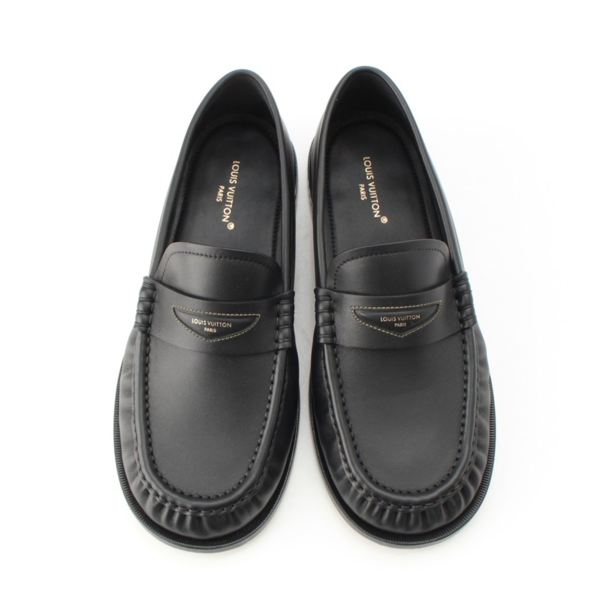Louis Vuitton LV Jazz Loafers Shoes Black 7 — view 2