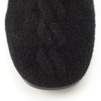 Hermes Voltige Wool Leather Exlibris Knit Boots Black 35 2 — view 7