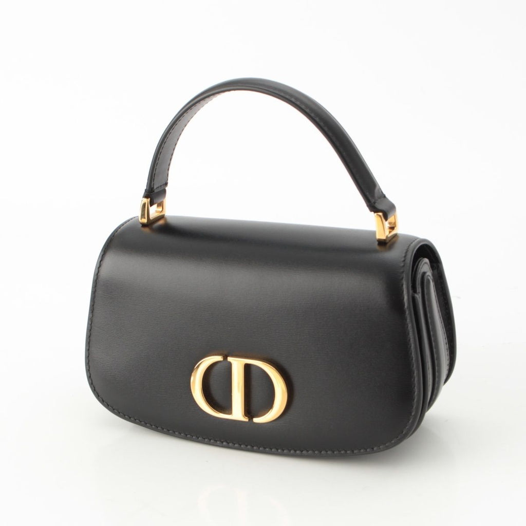 Dior 30 Montane Avenue Calf Leather 2-Way Shoulder Handbag Black — view 2