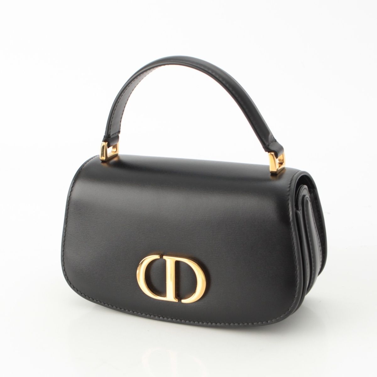 Dior 30 Montane Avenue Calf Leather 2-Way Shoulder Handbag Black — view 2