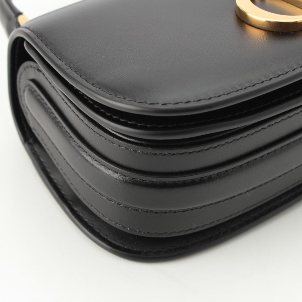 Dior 30 Montane Avenue Calf Leather 2-Way Shoulder Handbag Black — view 9