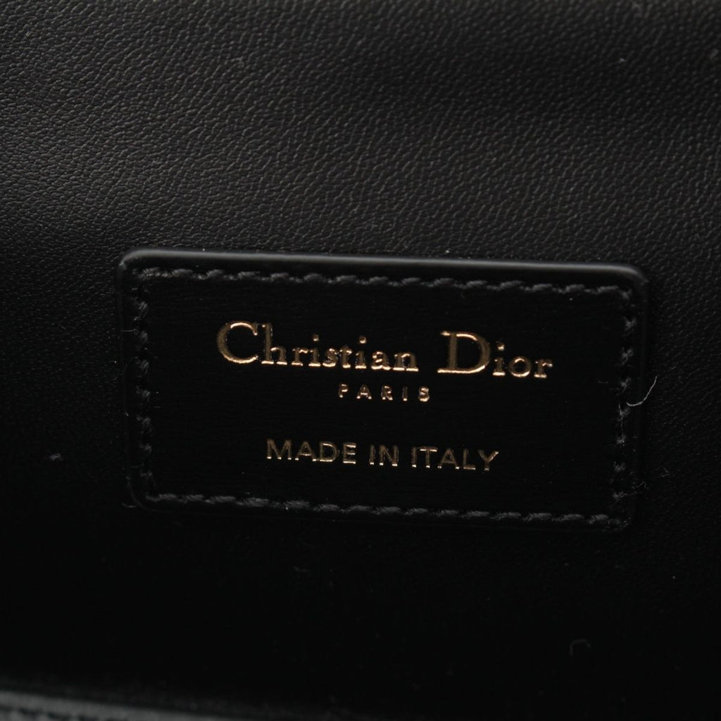 Dior 30 Montane Avenue Calf Leather 2-Way Shoulder Handbag Black — view 7
