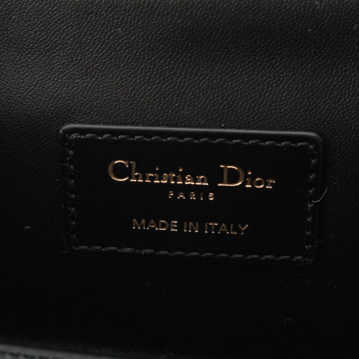 Dior 30 Montane Avenue Calf Leather 2-Way Shoulder Handbag Black — view 7
