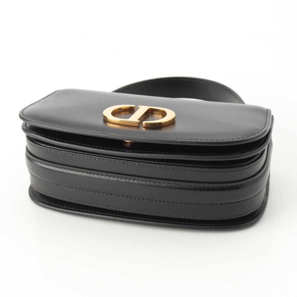 Dior 30 Montane Avenue Calf Leather 2-Way Shoulder Handbag Black — view 4