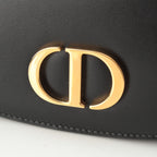 Dior 30 Montane Avenue Calf Leather 2-Way Shoulder Handbag Black — view 8