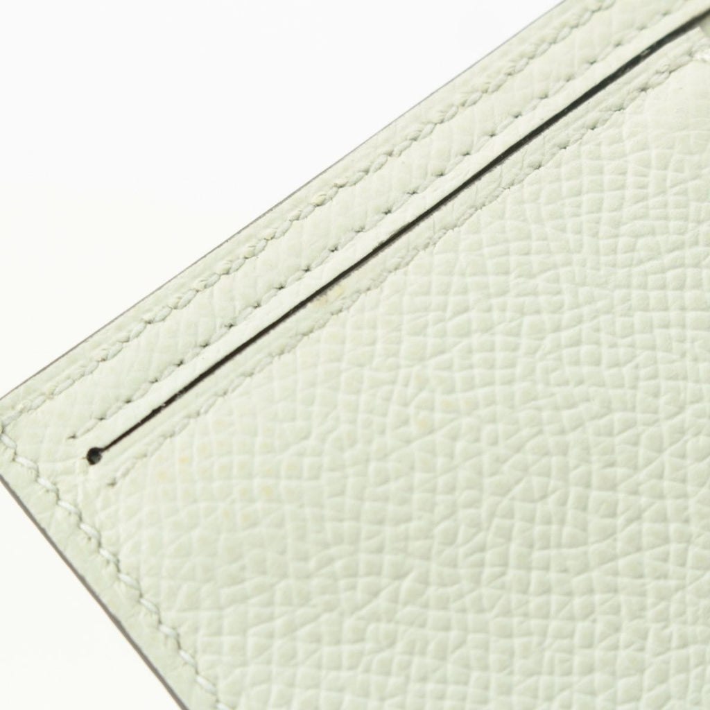 Hermes Bearn Souffle Epsom Wallet Silver Valfiz — view 9