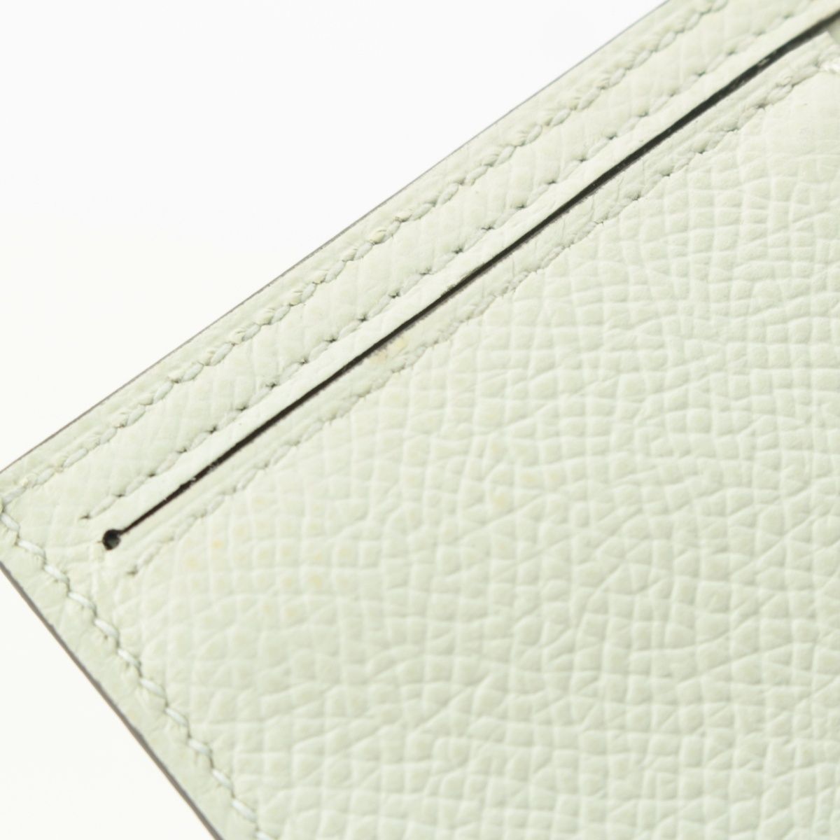 Hermes Bearn Souffle Epsom Wallet Silver Valfiz — view 9