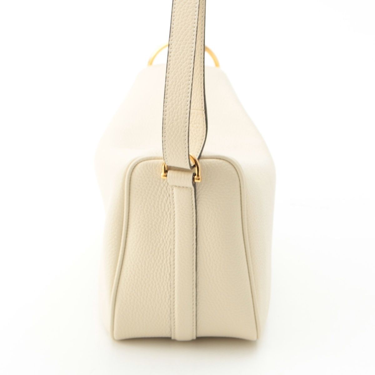 Gucci Horsebit Half Shoulder Bag White — view 3
