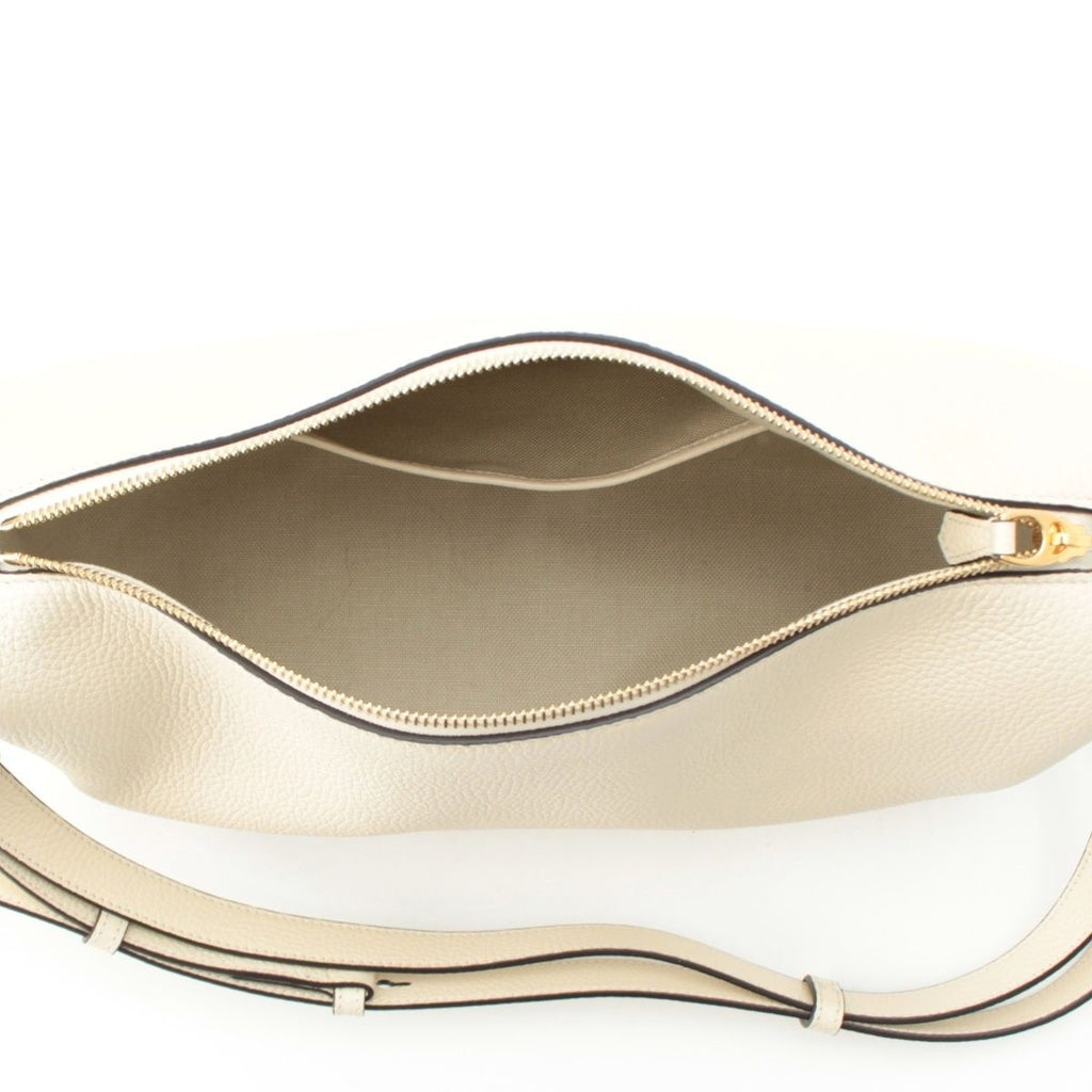Gucci Horsebit Half Shoulder Bag White — view 6