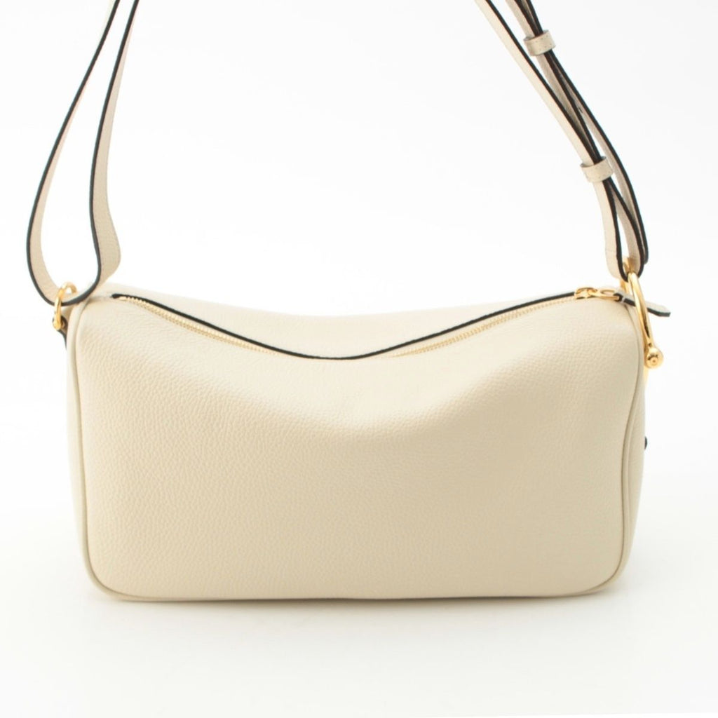 Gucci Horsebit Half Shoulder Bag White — view 4