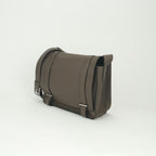Hermes Steve Caporal 28 Shoulder Bag Taurillon Clemence Taupe Gray Silver — view 2