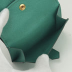 Hermes Bearn Mini Wallet with Coin Purse Bifold Mini Epsom Vertigo Vert Green — view 8