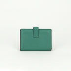 Hermes Bearn Mini Wallet with Coin Purse Bifold Mini Epsom Vertigo Vert Green — view 2