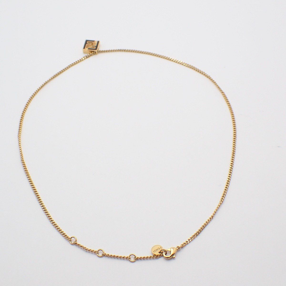 Fendi Forever Necklace Gold — view 3
