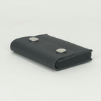 Hermes Knap Card Case Swift Graphite Gray Silver — view 4