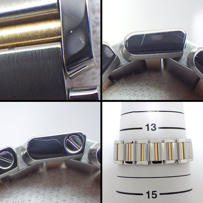 Cartier Watch Tank Francaise SM 11 Point Diamond Index Square Guilloche Silver — view 8