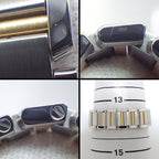 Cartier Watch Tank Francaise SM 11 Point Diamond Index Square Guilloche Silver — view 8