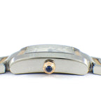Cartier Watch Tank Francaise SM 11 Point Diamond Index Square Guilloche Silver — view 2