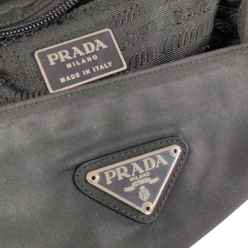 Prada Tessuto Tote Black — view 6