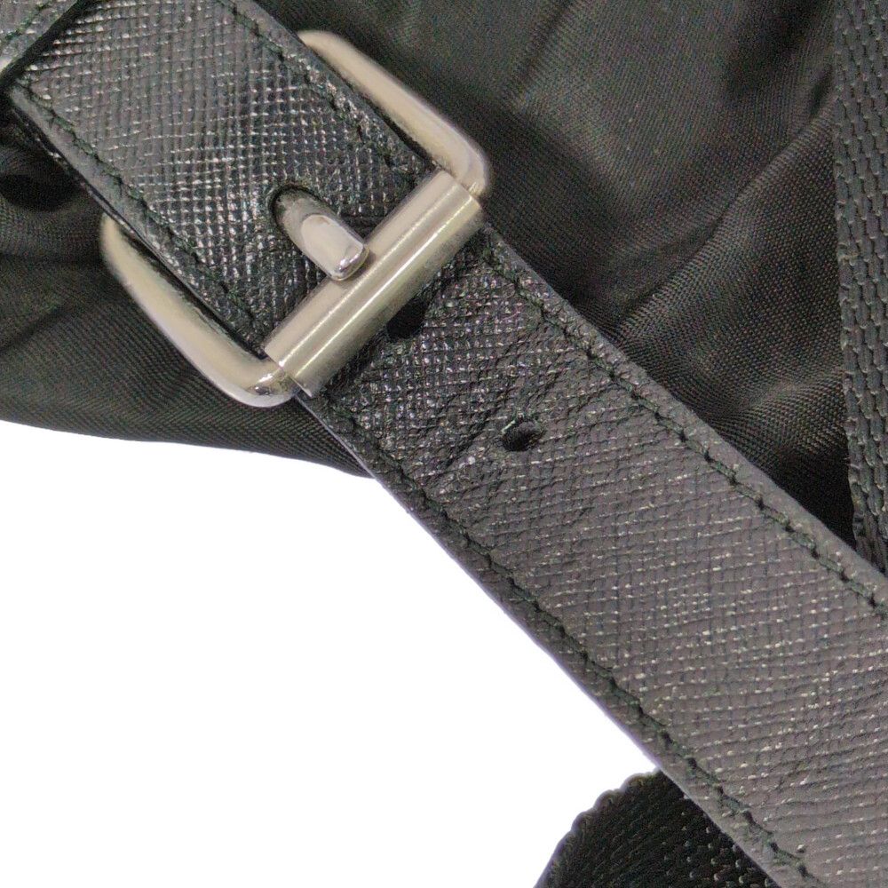 Prada Nylon Vela Backpack Black — view 8