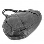 Prada Handbag Tote Shoulder Leather Black Silver — view 3