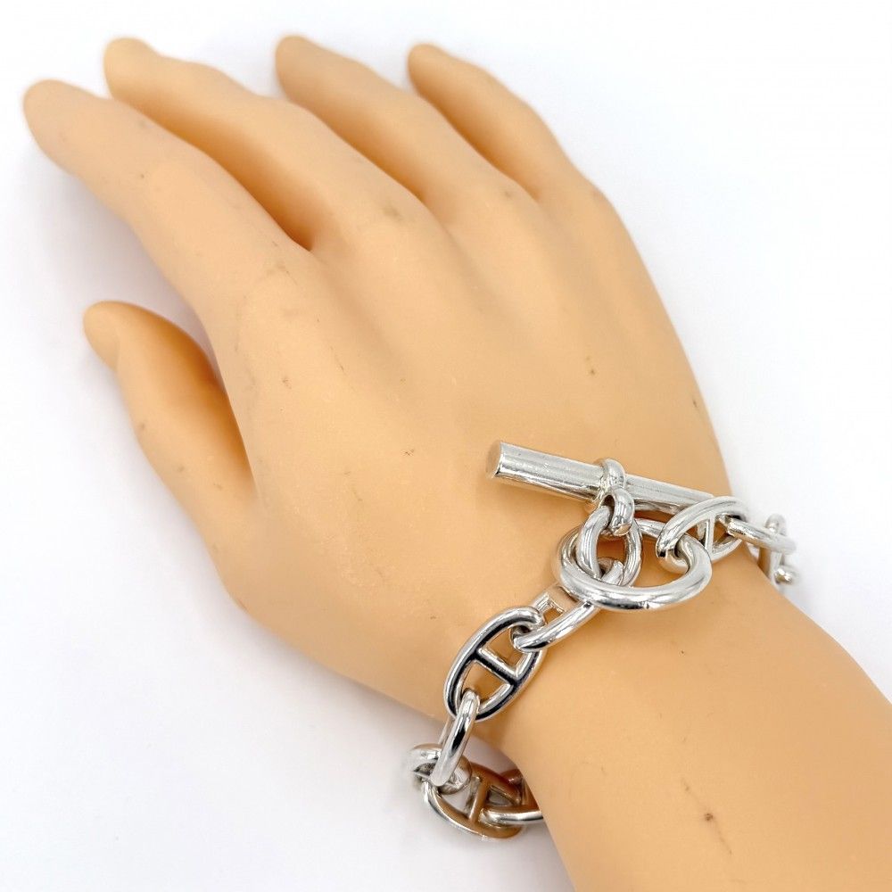 Hermes Bracelet Chaine D'ancre GM 16 Links 925 Sterling Silver — view 2